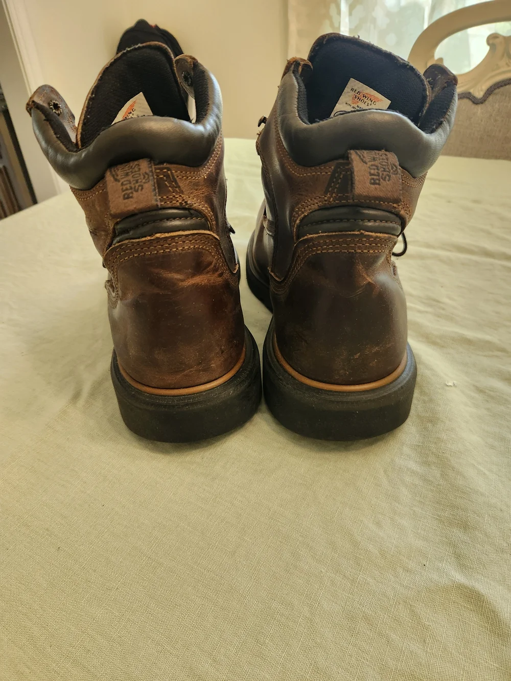 Red Wing Leather boots 11 ee soft toe Dynaforce USA work EH